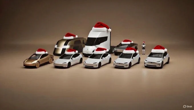  For the next @Tesla Xmas family picture, should have two more newborn family members... 
"Tesla Electric Ocean Cargo Vessel" 
& 
"Tesla Electric Air Cargo Transporter"  
😉🫶🤙 @elonmusk  