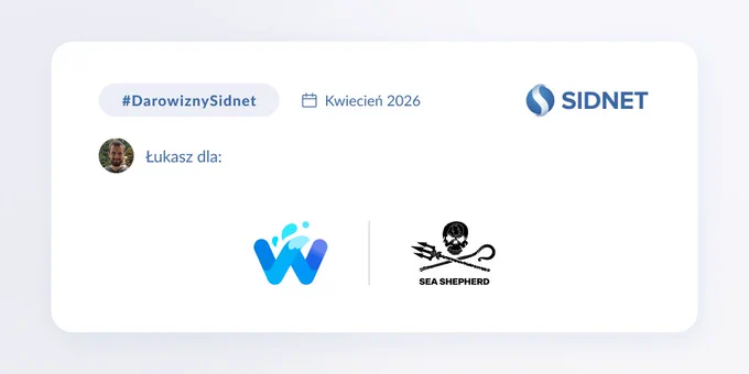 Logotypy projektów open-source i non-profit wspieranych przez software house Sidnet