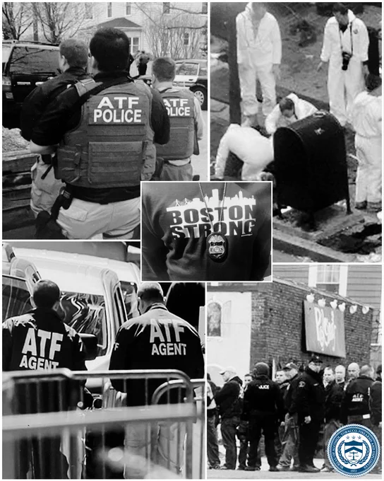 ATF Special Agents joined local, state, and federal law enforcement during the investigation of the Boston Marathon bombing in 2013.