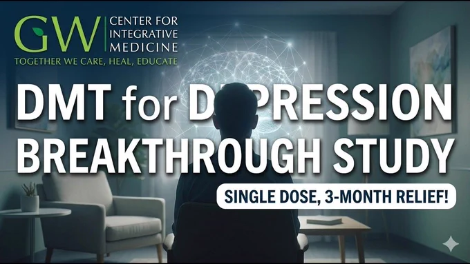 dmt for depression breakthrough study