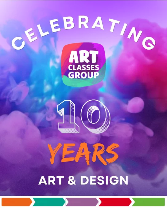 Celebrating 10 years of creativity with Art Classes Group. A proud NPO inspiring young people & the community through art, skills, and confidence.
Thank you for being part of our journey! #10Years #ArtEducation