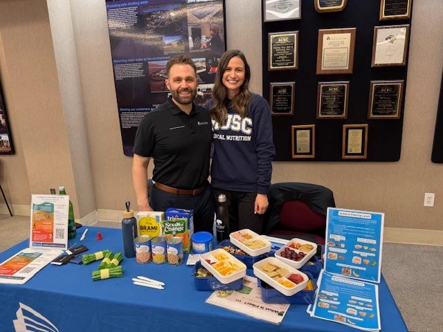 MUSC sharing info about healthy eating and diet at the wellness fair