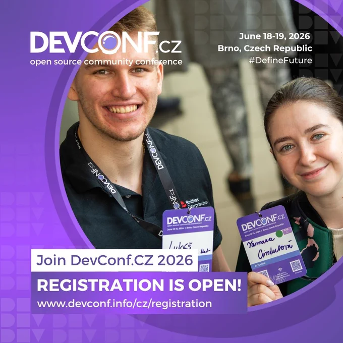 DevConf.CZ 2026 Registration is open!