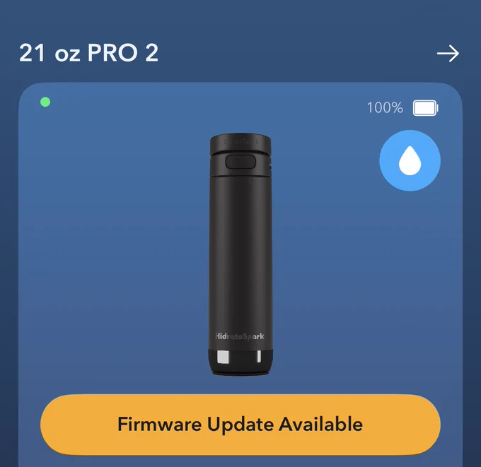 A hydrateSpark screenshot 