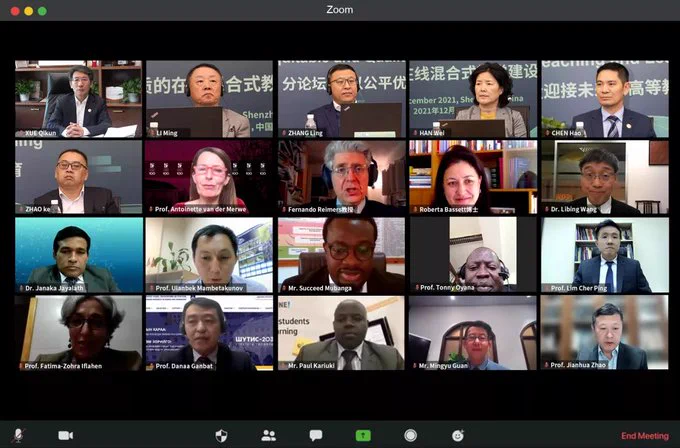 Online teaching forum.