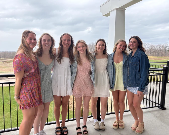 Iowa swimming and diving freshmen letterwinners
