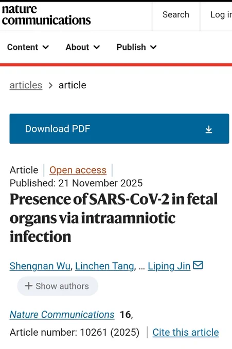 Presence of SARS-CoV-2 in fetal organs via intraamniotic infection