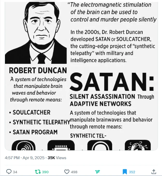 SATAN: Silent Assassination Through Adaptive Networks
NASA: Not A Space Agency
https://x.com/GoogleExpertUK/status/1964851421331030212
Lovelace's objection, Note G, there is no #AI.
#ADAsARMY✝️