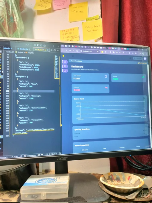Finance Ui (React js   Tailwind frontend) 