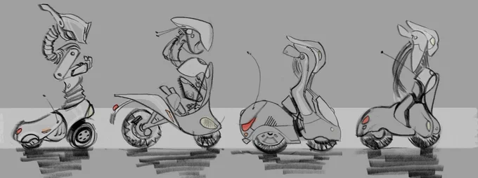 concept drawing - game character 
