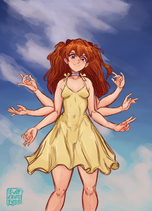 Asuka Langley Soryuu from the anime Neon Genesis Evangelion 