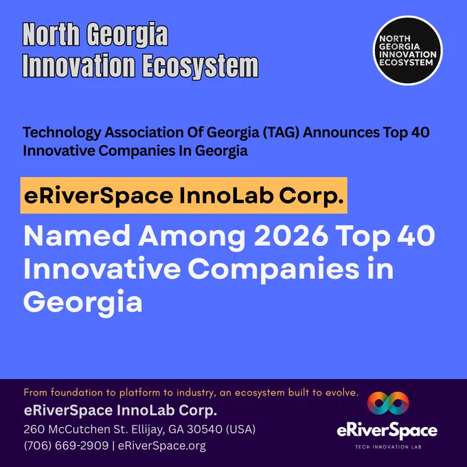 eRiverSpace InnoLab Corp. Named Among 2026 Top 40 Innovative Companies in Georgia