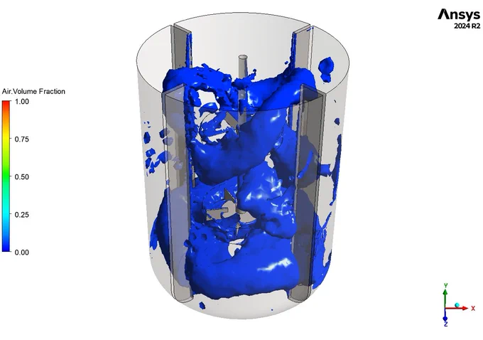 Air Sparger in Mixing Tank CFD Simulation: ANSYS Fluent Tutorial
