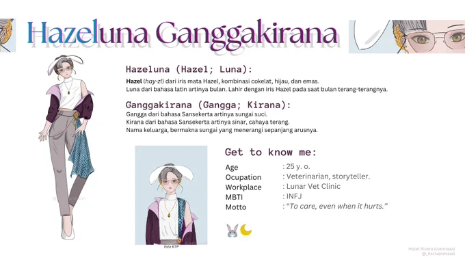 Karena 'Rivera' terlalu enggres, 'Ganggakirana' terdengar lebih merakyat di Jagat Maya.