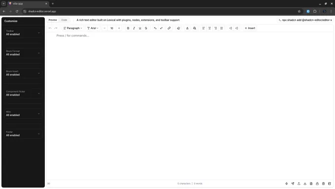 shadcn-editor.vercel.app