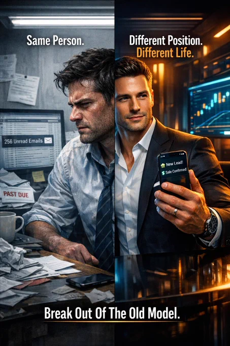 Can I ask you something personal? 🤔

When you wake up tomorrow morning...
Which version of this image describes your life?

👈 LEFT SIDE:
Overwhelmed. Behind on bills.
Inbox out of control.
Feeling like no matter how hard you try,
you just can't get ahead.

👉 RIGHT SIDE:
Relaxed. In control.
Watching new leads and confirmed sales
come in while you go about your day.

Because here's the truth nobody talks about —

The gap between those two lives
isn't talent. It isn't time. It isn't even money.

It's knowing about a blueprint
that most people in the old model
have never been exposed to. 📋✨

The Traffic Broker Blueprint is quietly
creating that RIGHT SIDE life for everyday people
who were tired of the LEFT SIDE grind. 💪

You already have everything you need.
You just need the right map. 🗺️