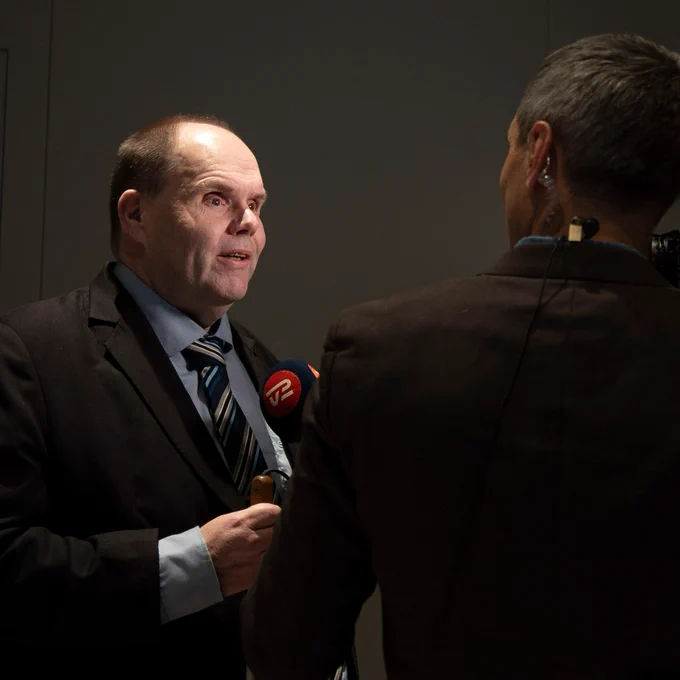 Her ses jeg blive interviewet til tv