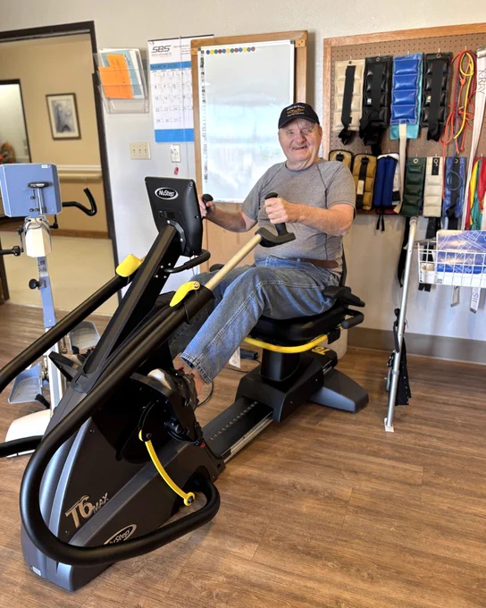 life care center of seneca nustep recumbent cross trainer seated stepper active aging senior living 