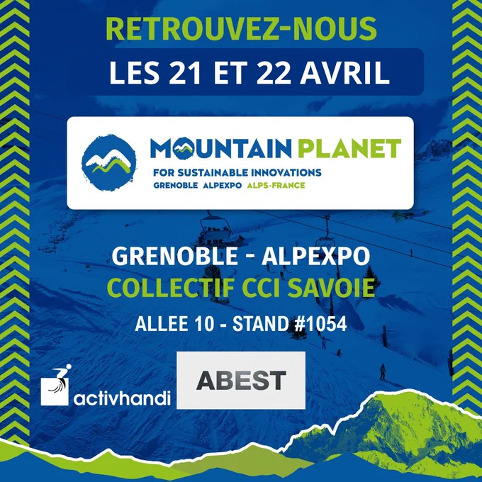 activhandi sera présent 2 jours sur le salon mountain planet 2026 grenoble