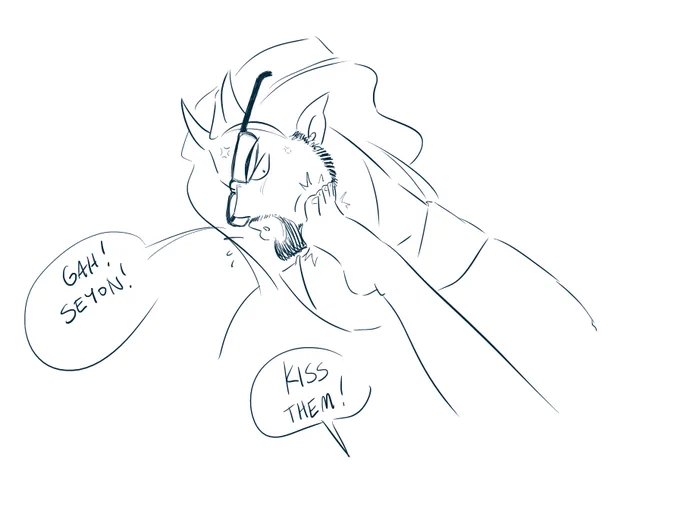 It's the same shot of Seyon slamming her foot into Caleb's face, but now instead of his glasses flying off, they're just kinda askew, I think it looks better