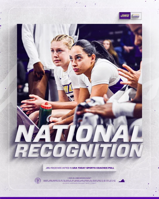 Graphic highlighting the team receiving votes in the USA TODAY Sports Coaches Poll