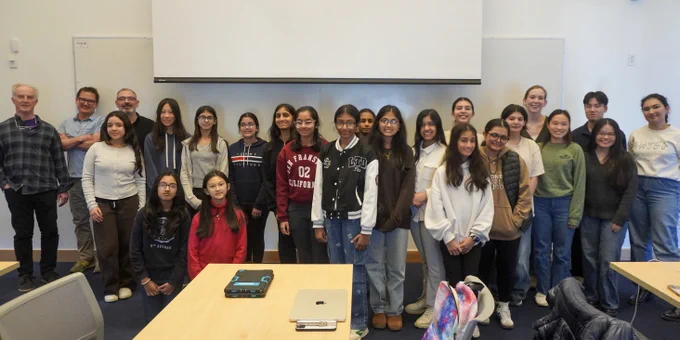 Participants and facilitators at the Technovation Challenge 2026 workshop.