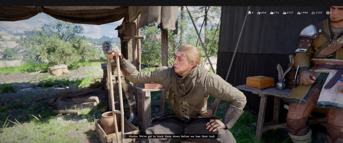 Marius demands that we take action and hunt, while also being a crippple.haha