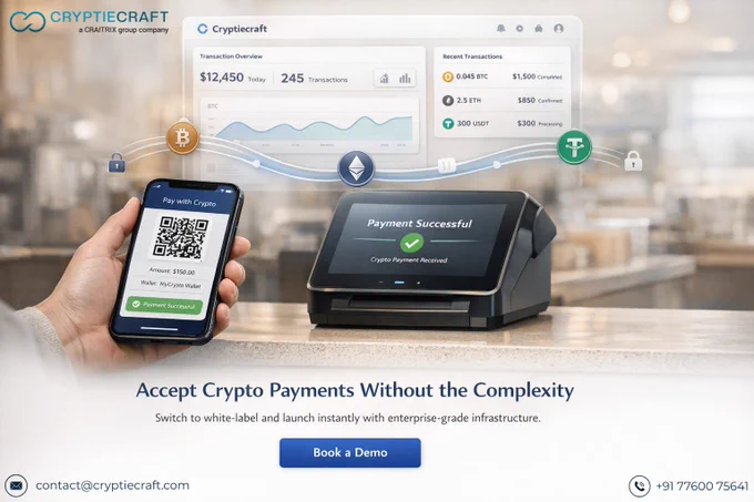 White-Label Crypto Payment Gateway Development - Cryptiecraft