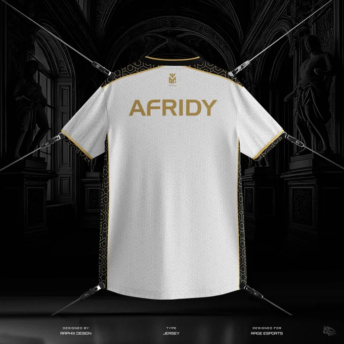 Esports jersey design rage esports
