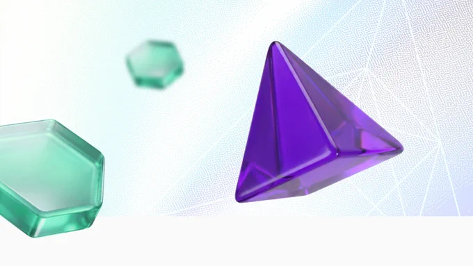 Geometric shapes.