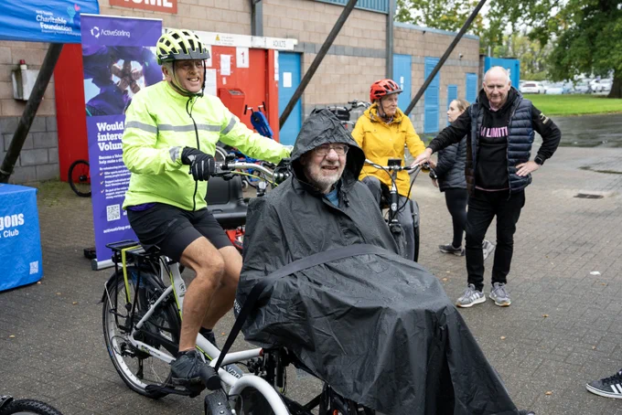 Bikes without barriers - adapted cycling programme in Stirling for children and adults.