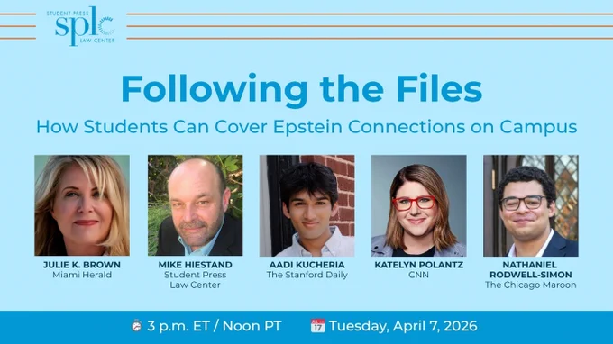 Following the Files: How Students Can Cover Epstein Connections on Campus