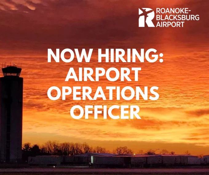 Now hiring: Airport Operations Officer