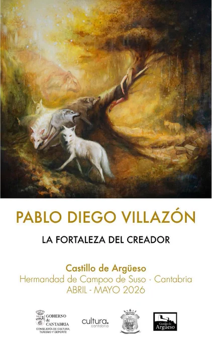 Esta tarde se abre al público “La fortaleza del creador”, la exposición de Pablo Diego Villazón en el Castillo de Argüeso.

Un artista figurativo que, tras años de formación en academias nacionales e internacionales como Barcelona y Florencia, ha desarrollado un estilo propio y expresivo. En sus obras, no solo vemos imágenes, sino historias que invitan a detenerse y mirar más allá.

La exposición nos acompañará durante los meses de abril y mayo.

Una nueva forma de descubrir el Castillo.