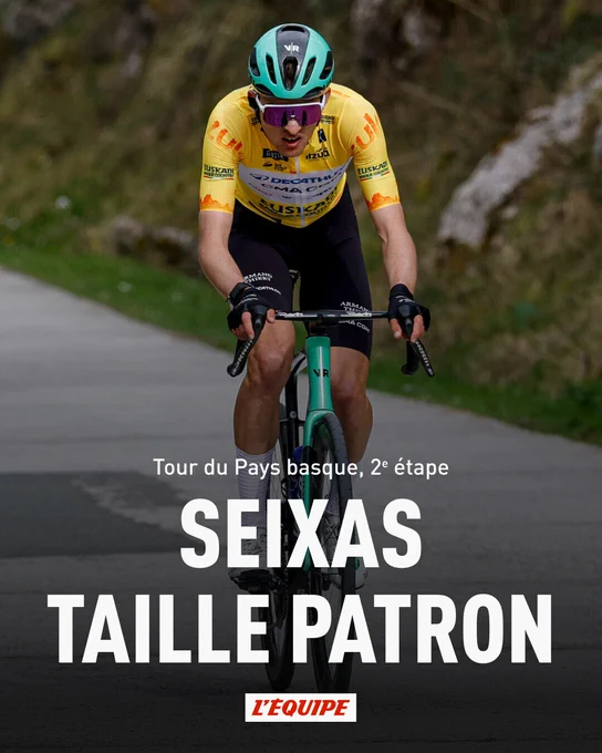 Tour du Pays basque, 2e étape
Seixas taille patron
