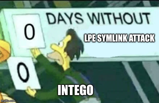 Intego: It is Windows LPE time!