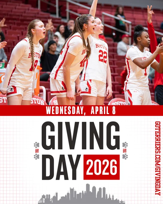BU Women's Basketball Giving Day graphic