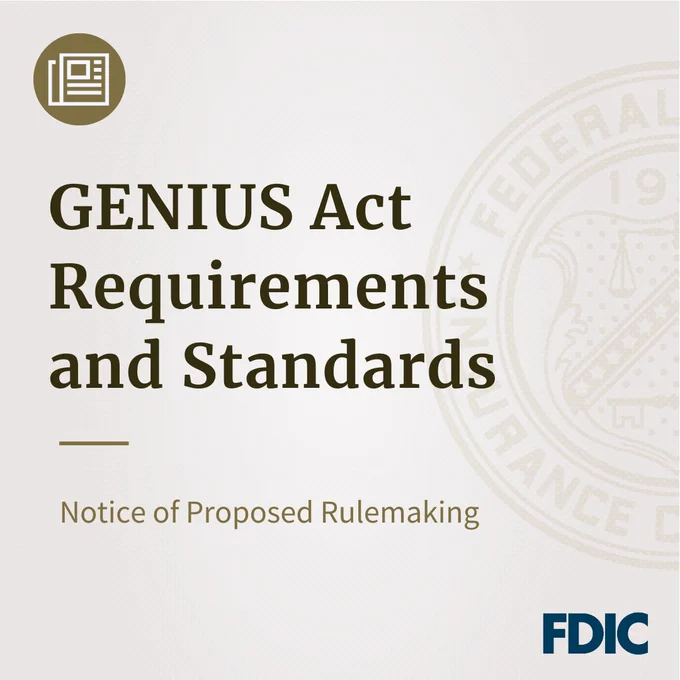 Text: GENIUS Act Requirements and Standards. Notice of Proposed Rulemaking.