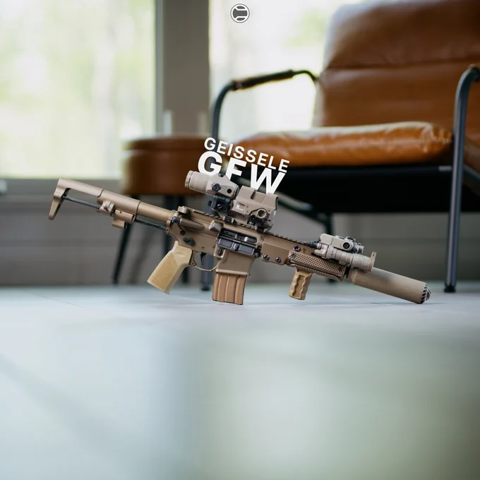 RailScales RSBM-P Polymer M-LOK VFG, G10 XOS-H & XOS-W M-LOK Scales (Matrix, TerraCore, 3-Slot Length), LAO Sling Mount, Hardtop Mount for Scout Light Pro Lights, MonoLift Riser | Geissele 8.0" 300BLK GFW SBR w/ HUXWRX Flow 762Ti Suppressor, Surefire M340V-Pro Scout Light Pro IR Light w/ CSM-07 Switch and Geissele Vampire Scout Throw Lever, Steiner Optics DBAL-I2 Laser, Dura Mag 20rd Bronze Magazine, Sig Sauer Romeo8T RDS & Juliet4 Magnifier. 