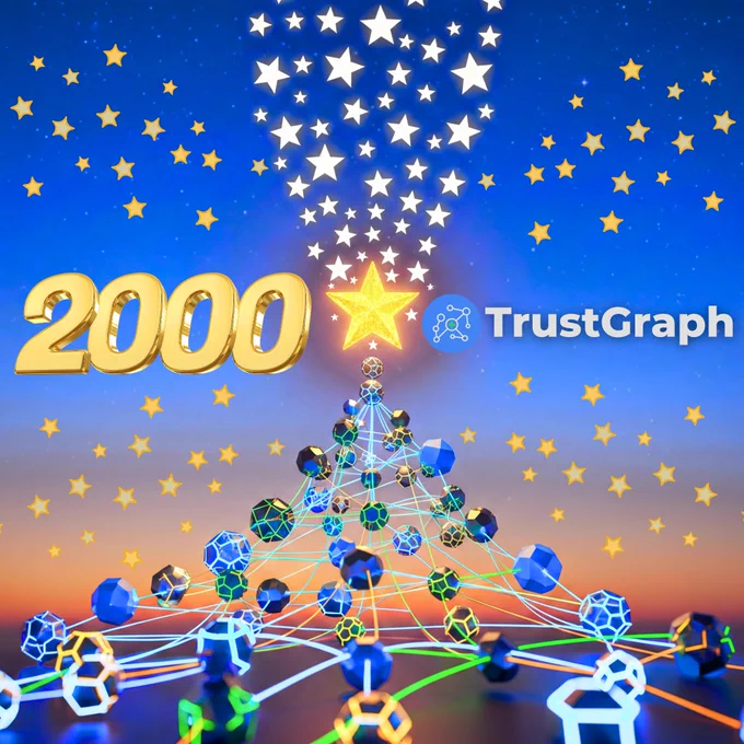 TrustGraph hits 2k stars on GitHub
