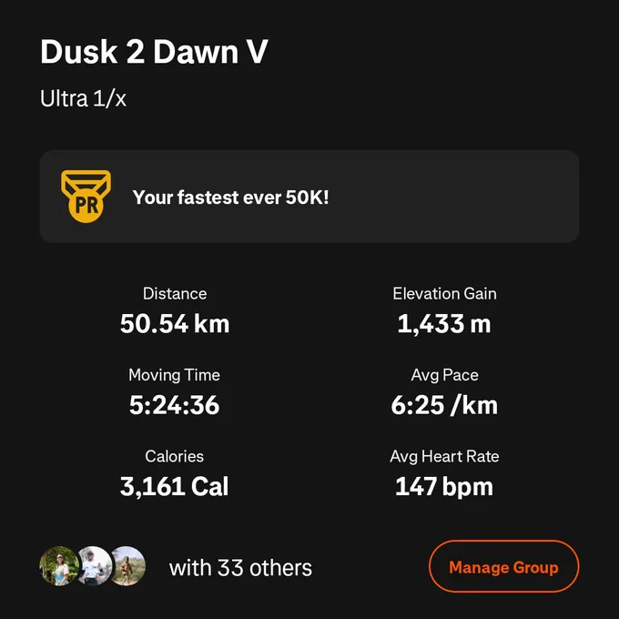 Strava run statistics