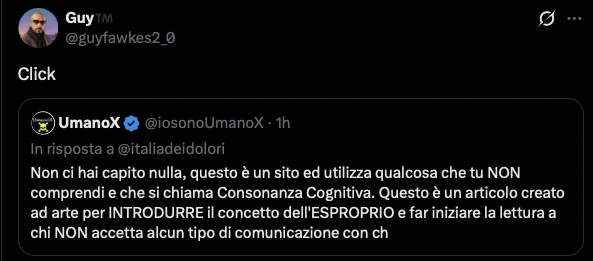E bello sapere che certe persone hanno contezza, almeno, del rumore del mouse.
Io, ad esempio, conosco anche altri rumori, tipo "BOOM" del pallone gonfiato che, quando si autogonfia troppo, poi ESPLODE.
A questo proposito suggerisco di usare anche altri suoni onomatopeici che favorisco qui sotto:
Ah!= Stupore
Ahahah! = Risata
Ahi! Ahia! = Dolore
Ah! ah! = Risata
Aho! = Richiamo
Aaaah! = Grido di paura
Aaagh! = Caduta, fatica
Arf = abbaiare di un cane
Argh! = Voce strozzata, rabbia, grido prima di morire
Augh! = Saluto pellerossa
Ahchoo! = Starnuto
Ahem! = Schiarire la voce o richiamare all’attenzione
Bah! = Esclamazione di disprezzo o seccatura
Bau bau = Abbaiare del cane
Bang = Sparo
Bark = Abbaiare di cane, alternativa a “Bau” o “Woof
Beep = suono di un apparecchio elettronico
Beng = Colpo di padella o altro
Bla bla = Parlottare
Blam = colpo di cannone
Blast = Strimpellio
Bleah = quando qualcosa provoca disgusto
Blink = strizzare l’occhio, sbattere le palpebre
Blubb = Annegamento
Brr