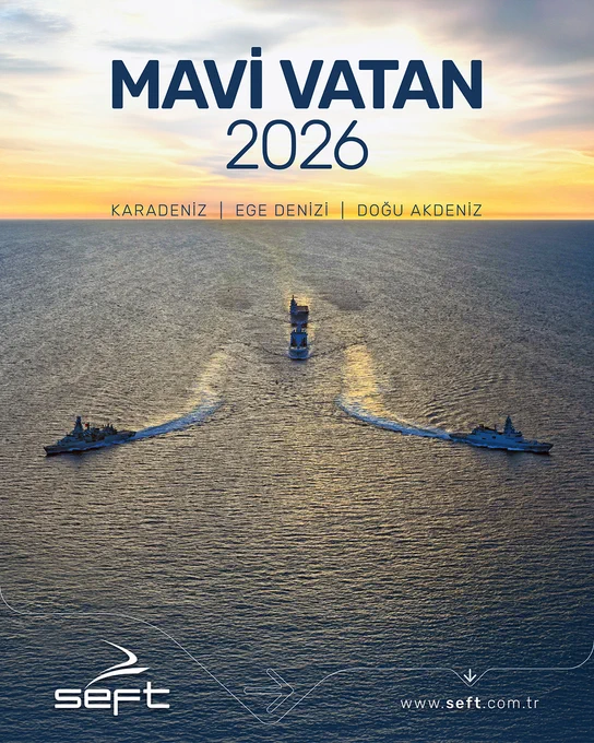 Deniz Kuvvetleri Komutanlığımız tarafından Karadeniz, Ege Denizi ve Doğu Akdeniz'de icra edilen MAVİ VATAN - 2026 tatbikatında, SEFT imzalı projelerle var olmaktan gurur duyuyoruz. 

www.seft.com.tr

#shipdesign #shipyard #innovation #modernization #gemitasarımı #tersane #SavunmaSanayiiBaşkanlığı #MilliSavunmaBakanlığı #TürkDenizKuvvetleri #TCGDERYA #SEFTengineering