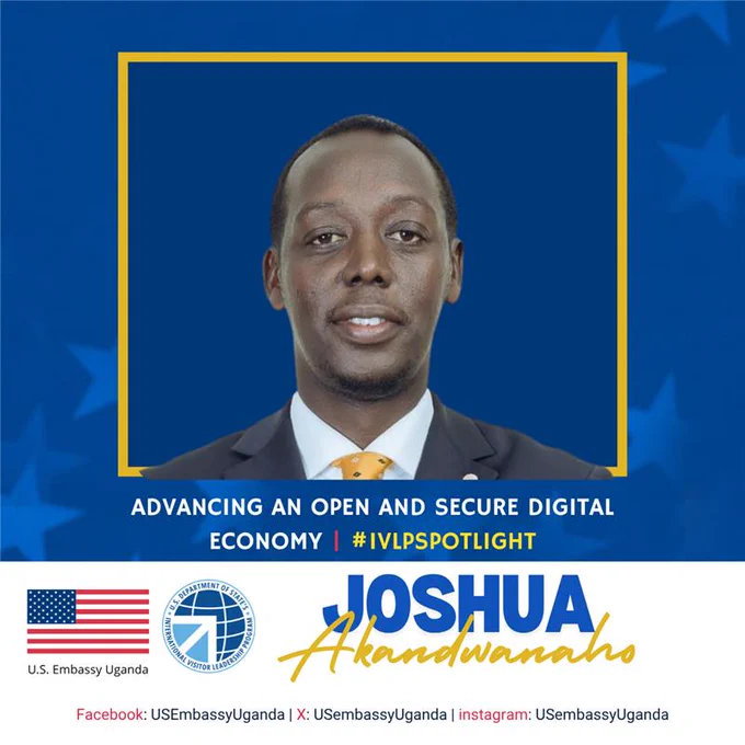 An image of a male exchange program participant Joshua Akandwanaho