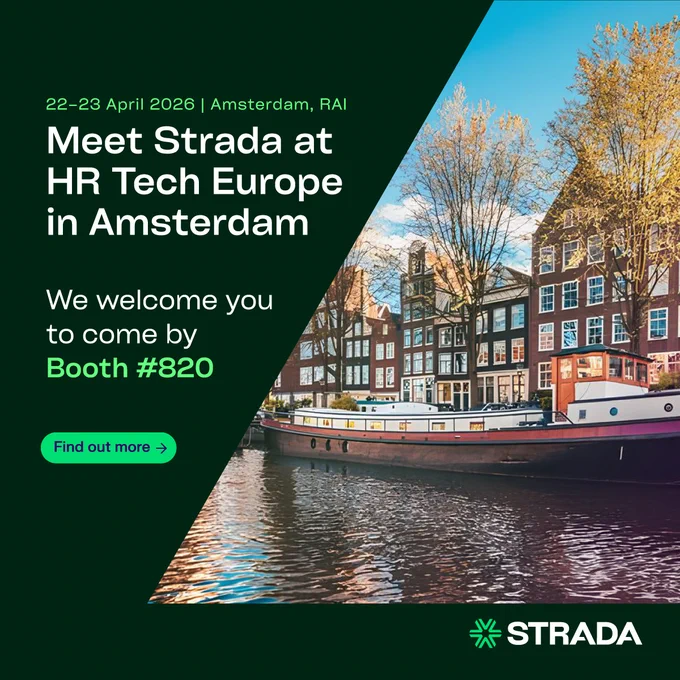 Strada at HR Tech Europe in Amsterdam