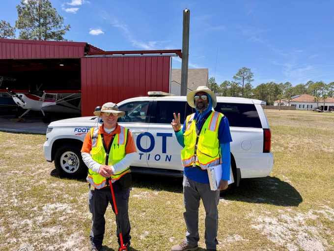 FDOT inspection at $UMAV’s company owned airport 04/07/2026.