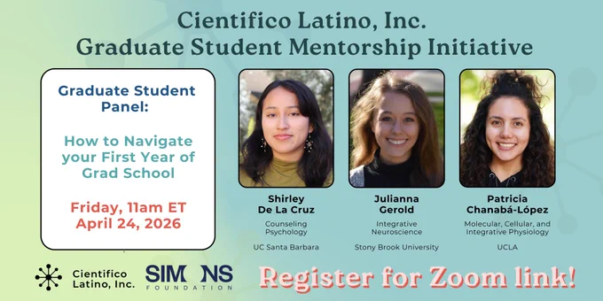Graduate Student Panel: How to Navigate your First Year of Graduate School