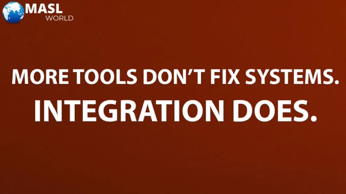 More tools won’t fix broken systems.
They only add more complexity.
The real fix is integration.
Because systems don’t fail from lack of tools.
They fail from lack of alignment.
#SystemIntegration #Automation #EnterpriseIT #MASL