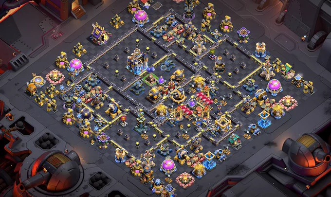 Base 8 : Season 3 Air Bombs - 2x Rage Towers for CWL Meta Defense - Latest Clash of Clans Base Layouts