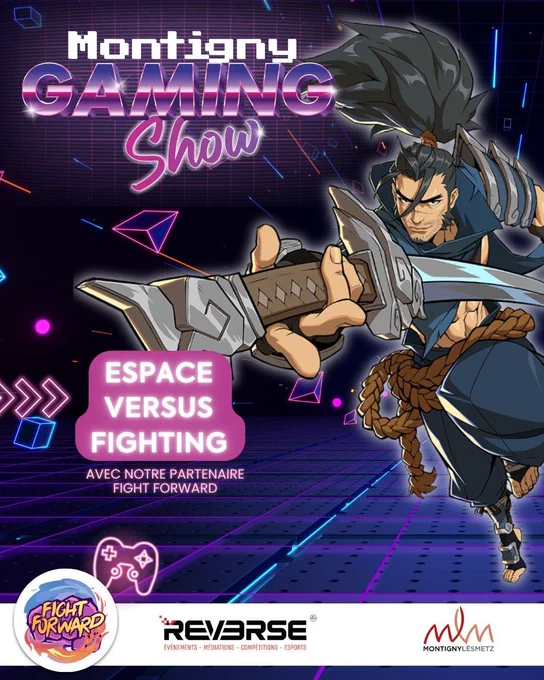 FightForward sera au Montigny Game Show les 11 et 12 avril 2026